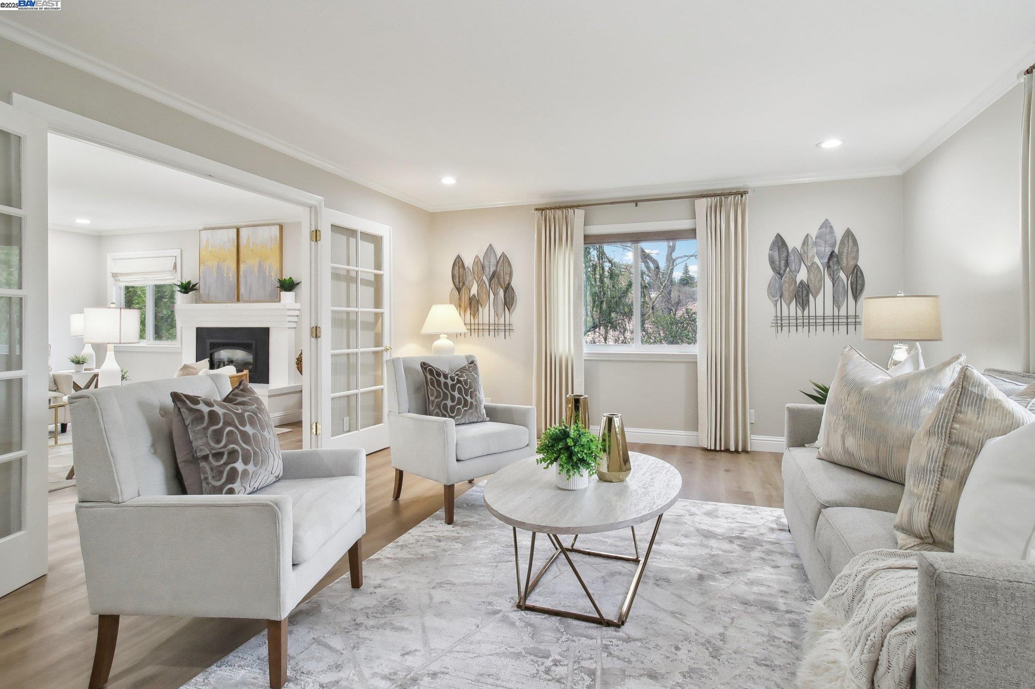484 El Pintado Road Danville, CA 94526 - Photo 14 of 60 a living room with furniture fireplace and a window