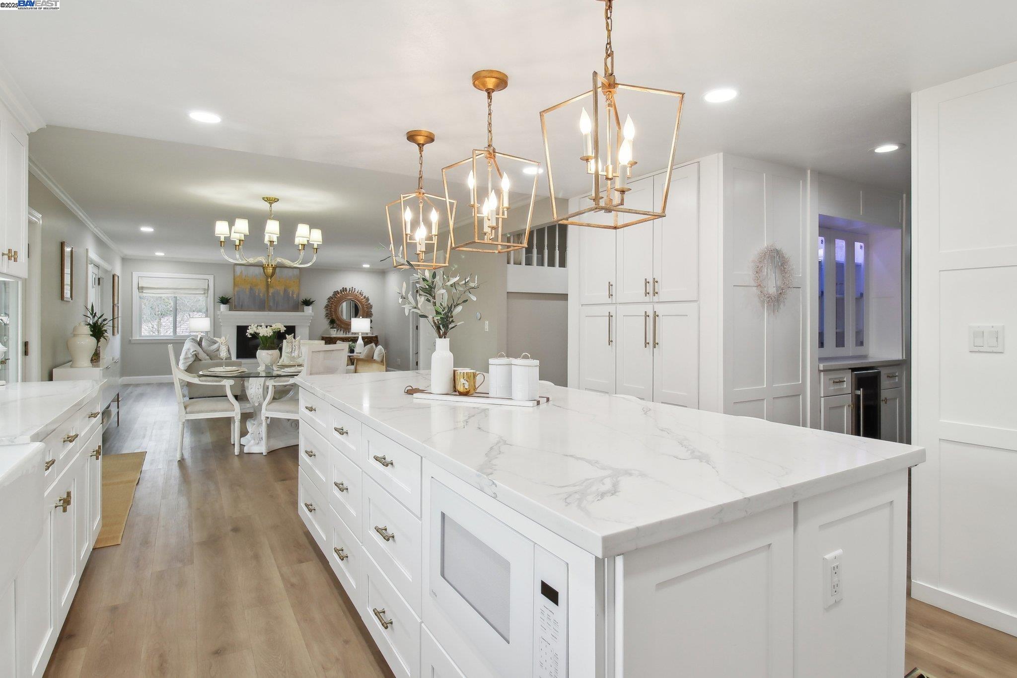 484 El Pintado Road Danville, CA 94526 - Photo 9 of 60 a large white kitchen with lots of counter space sink and appliances