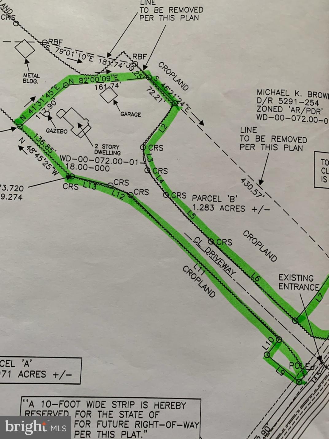 1667 Arthursville Road Hartly, DE 19953 - Photo 4 of 31 irregular dimensions circle not included