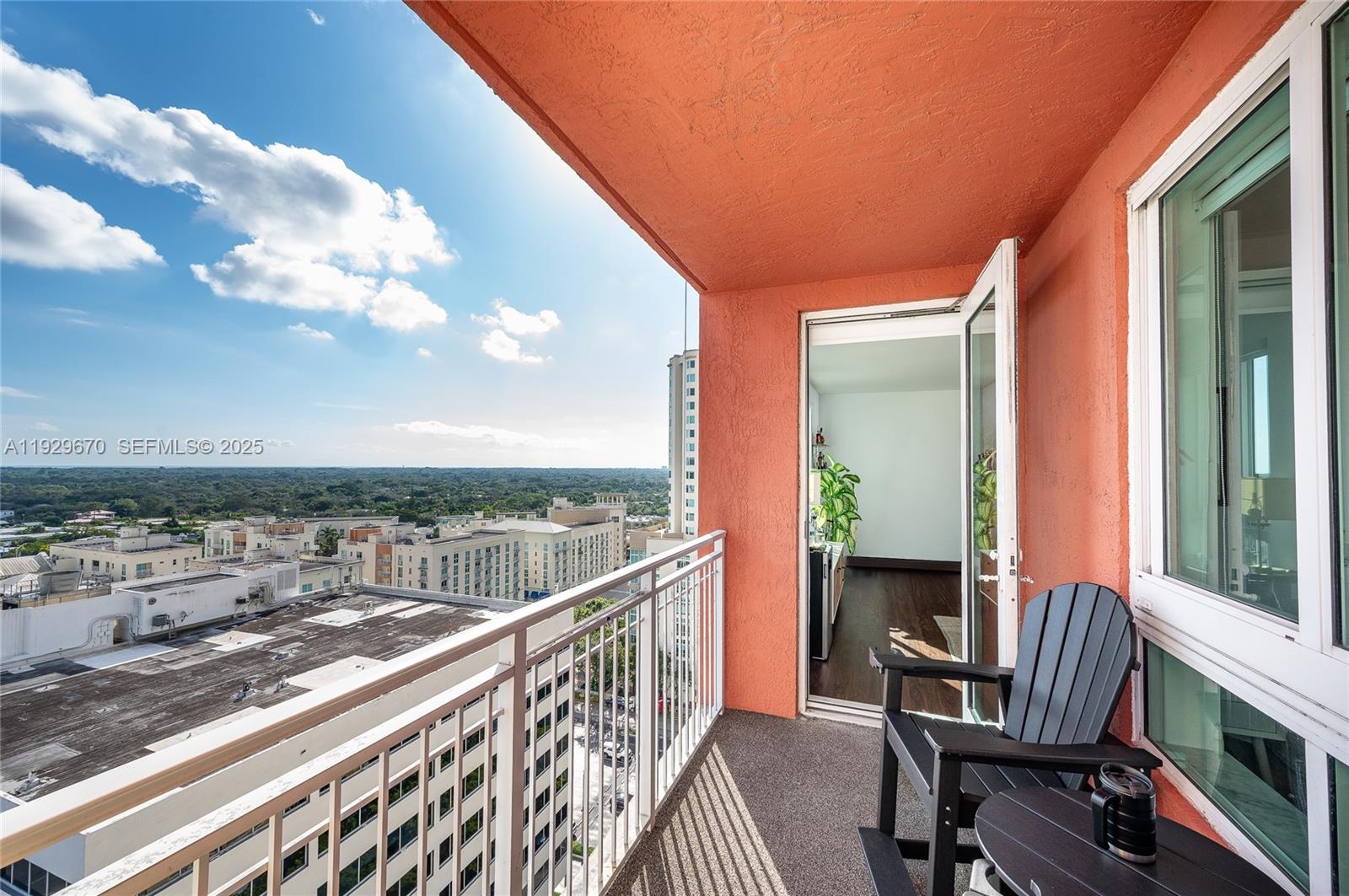 7350 Southwest 89th Street, Unit 1702S Miami, FL 33156 - Photo 12 of 29 a view of a balcony with chairs