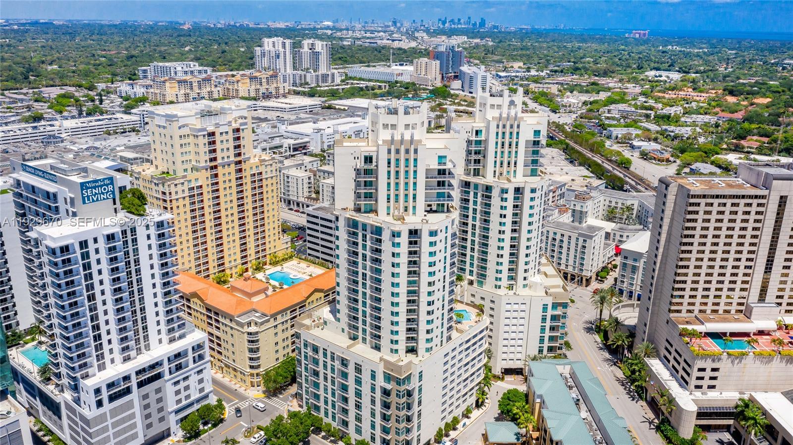 7350 Southwest 89th Street, Unit 1702S Miami, FL 33156 - Photo 14 of 29 an aerial view of residential houses with outdoor space