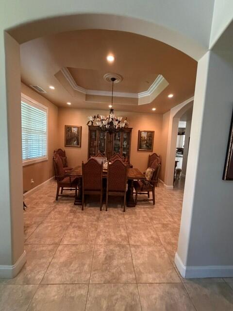 980 Old Ranch Road Solvang, CA 93463 - Photo 17 of 41 dining room w tile floors twds hutch