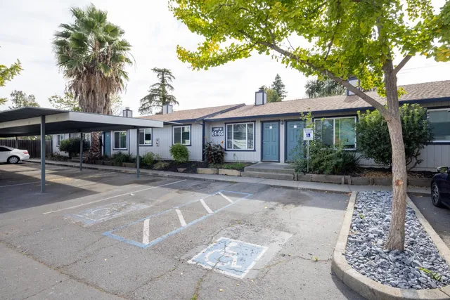 a front view of a house with porch
