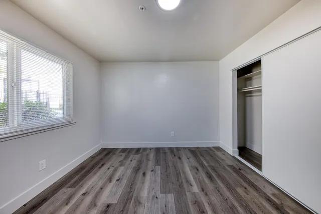 a view of wooden floor in a room
