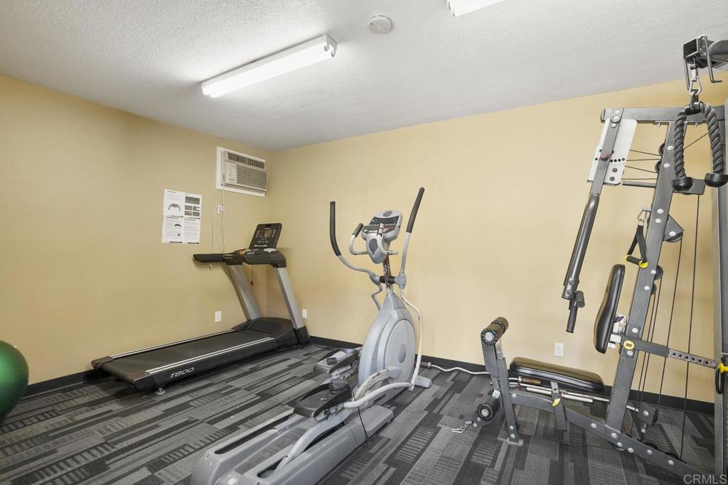 4455 Home Avenue, Unit 2 San Diego, CA 92105 - Photo 23 of 28 a room with gym equipment