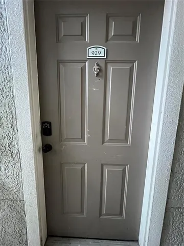 a view of a door and chair door