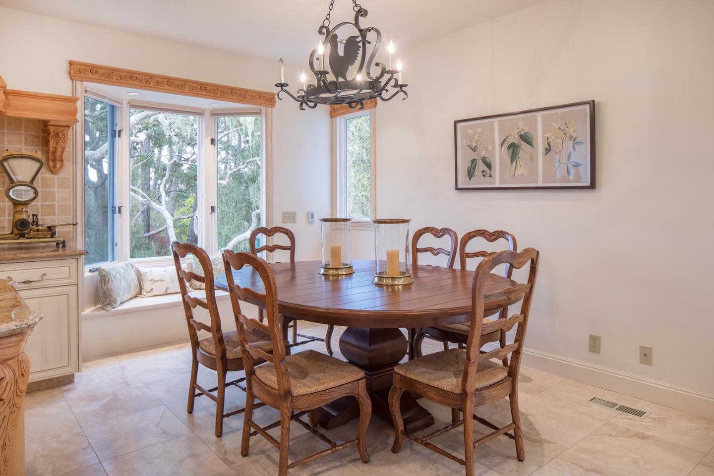 1476 Bonifacio Road Pebble Beach, CA 93953 - Photo 10 of 39 a view of a dining room with furniture window and outside view