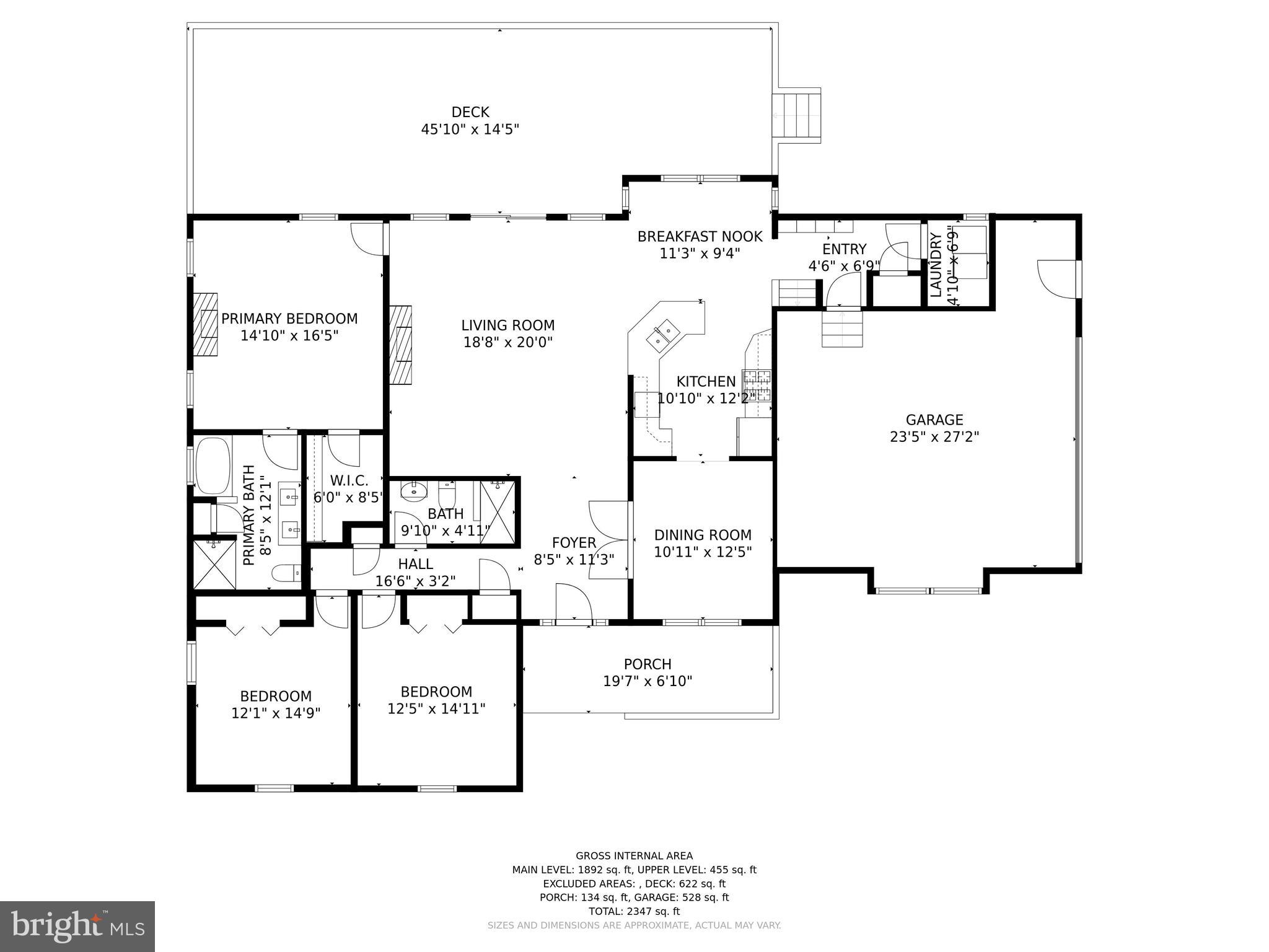 446 Woodside Road Millsboro, DE 19966 - Photo 31 of 46 Main Level Floor Plan