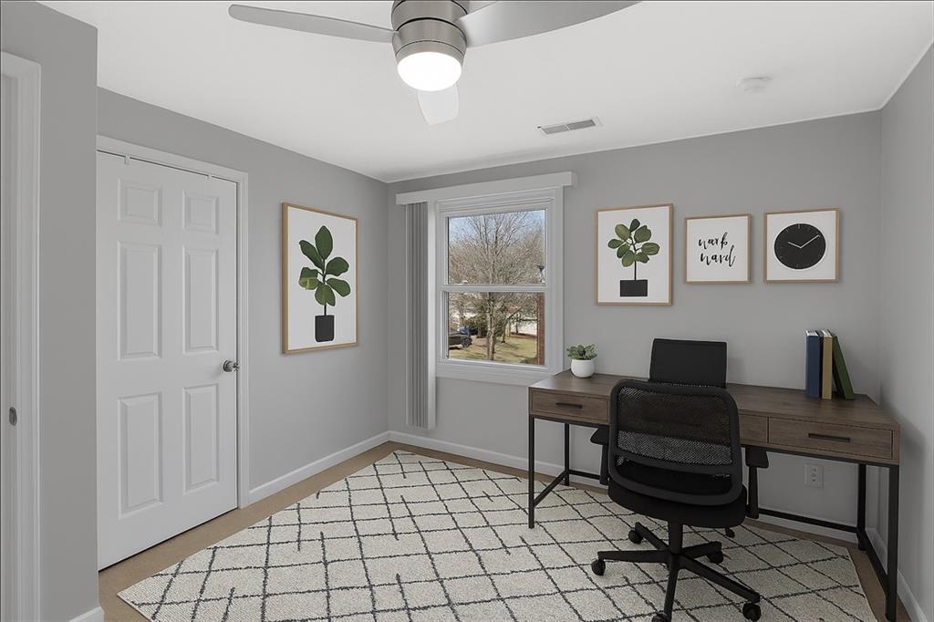 143 Northview Circle Beaver, PA 15009 - Photo 14 of 41 a view of a workspace with furniture and a window