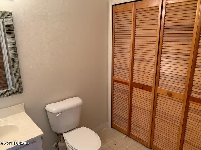 1601 Big Tree Road, Unit 108 Daytona Beach, FL 32119 - Photo 17 of 17 a white toilet sitting next to a small bathroom