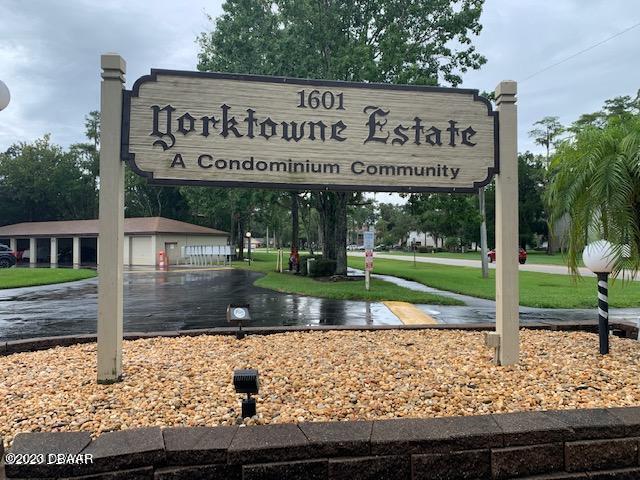 1601 Big Tree Road, Unit 108 Daytona Beach, FL 32119 - Photo 2 of 17 a view of a sign board