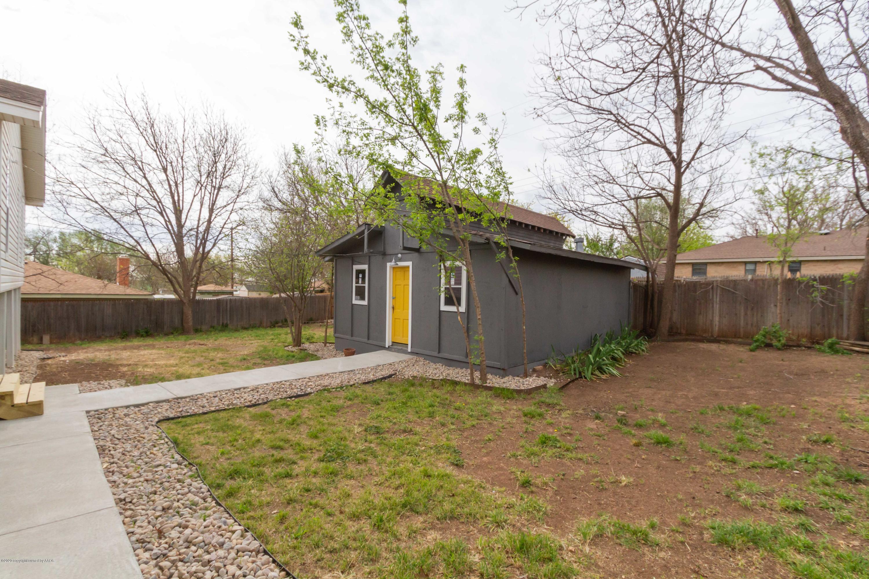 4217 Gary Lane Amarillo, TX 79110 - Photo 50 of 58 BACKYARD VIEW 1