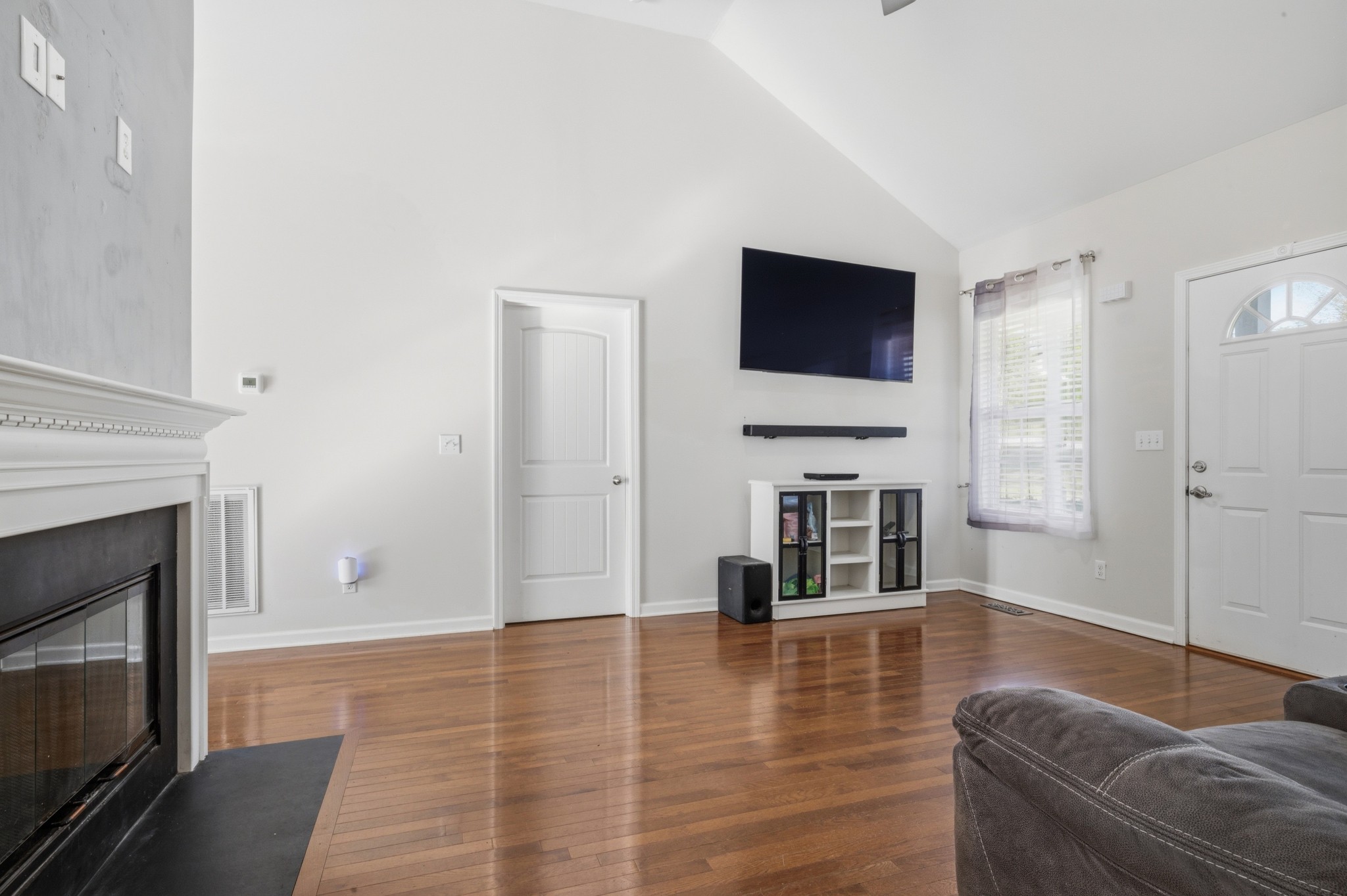 504 Daugherty Lane Burns, TN 37029 - Photo 11 of 30 a living room with furniture fireplace and flat screen tv