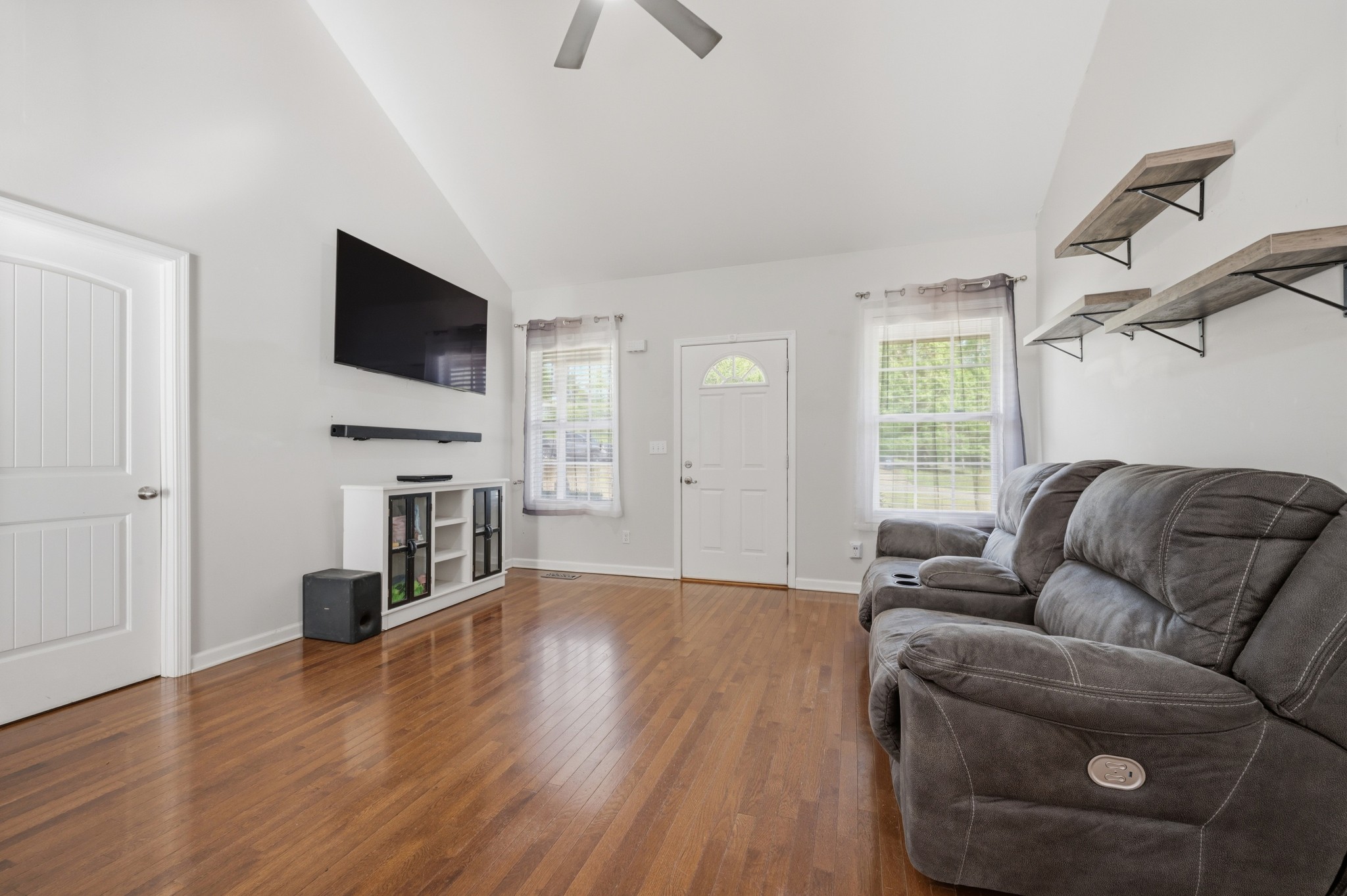 504 Daugherty Lane Burns, TN 37029 - Photo 9 of 30 a living room with furniture and a flat screen tv