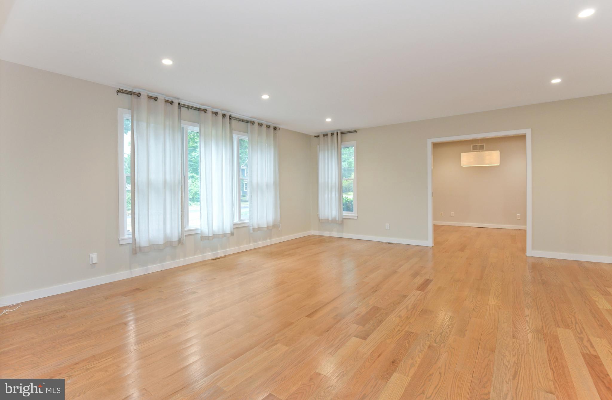 160 Sycamore Road Princeton, NJ 08540 - Photo 3 of 34 Living Room to Dining Room (Door Open)