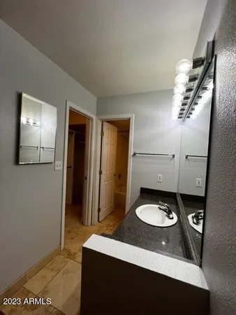 a view of a livingroom with a sink