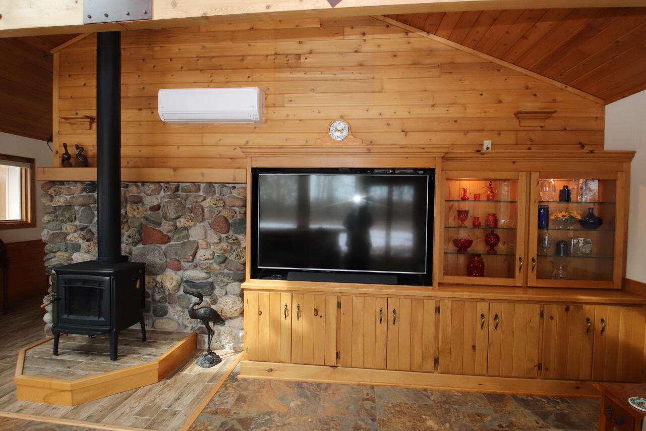 N11024 Deer Lake Road Stephenson, WI 54104 - Photo 29 of 99 LR Woodburning Stove + Built-ins
