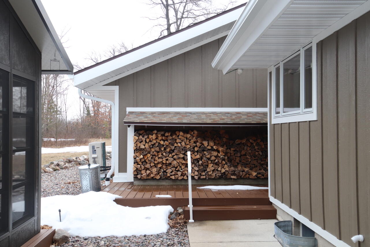 N11024 Deer Lake Road Stephenson, WI 54104 - Photo 59 of 99 Home Wood Storage