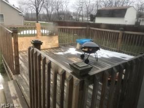 4422 Rodgers Road Ashtabula, OH 44004 - Photo 3 of 11 Deck featuring a grill