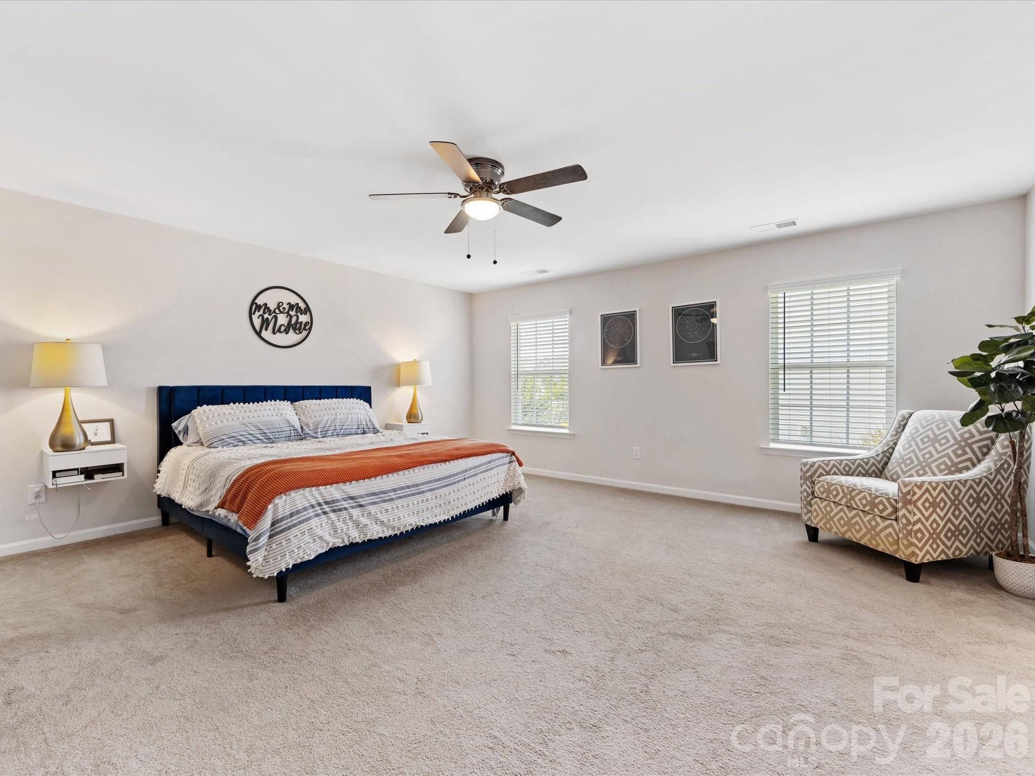 4261 Coachwhip Avenue Lancaster, SC 29720 - Photo 23 of 42 a spacious bedroom with a bed and a window