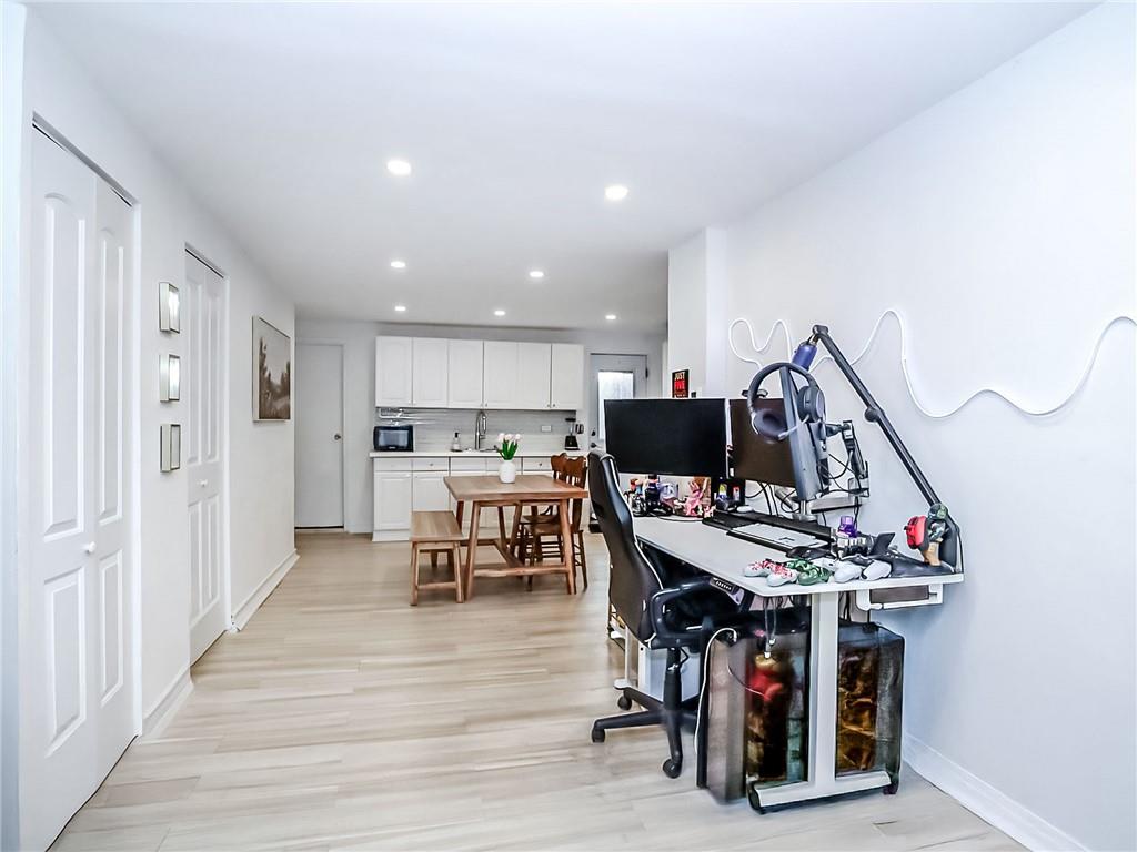 124 Hall Street Brooklyn, NY 11205 - Photo 6 of 31 a view of a kitchen and dining room