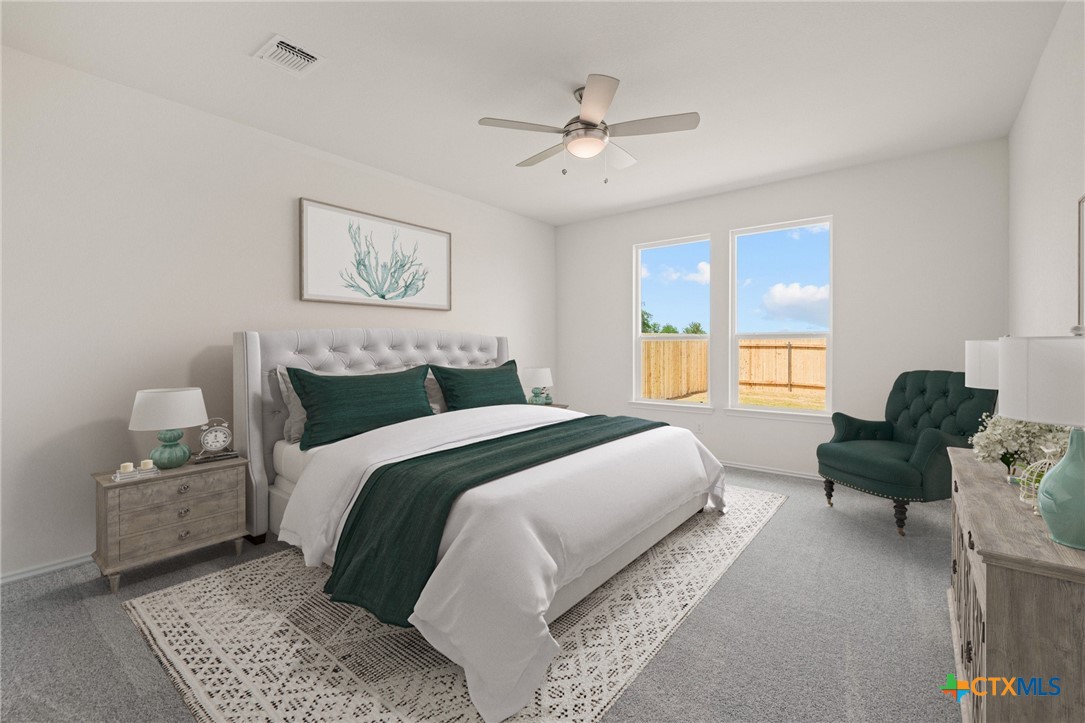 722 Ryan Street Belton, TX 76513 - Photo 14 of 37 Virtually staged primary bedroom