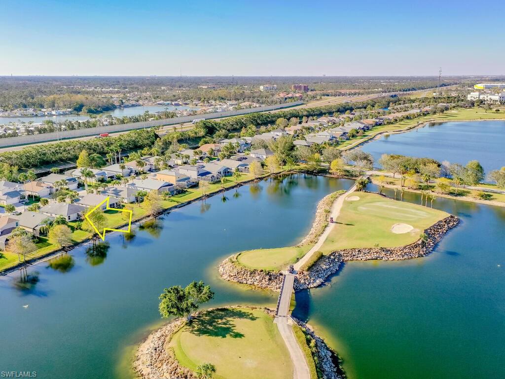 21695 Windham Run Estero, FL 33928 - Photo 22 of 42 an aerial view of a house with a ocean view