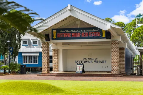 view of a city with an outdoor space