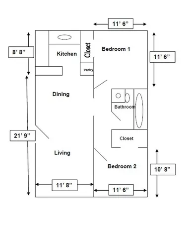 $1,295 | 1521 Rutland Street, Unit 4, Houston, TX 77008
