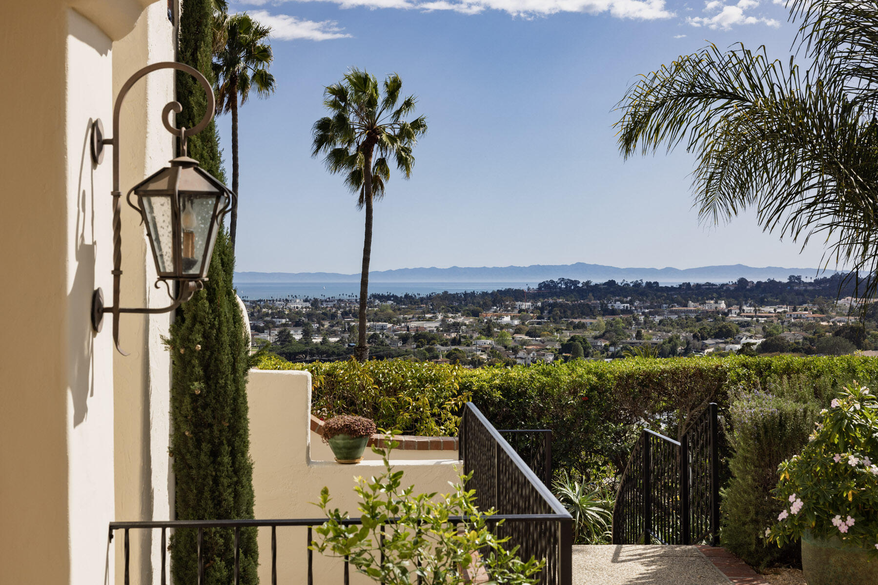 1010 Garcia Road Santa Barbara, CA 93103 - Photo 21 of 30 Views from the entry courtyard