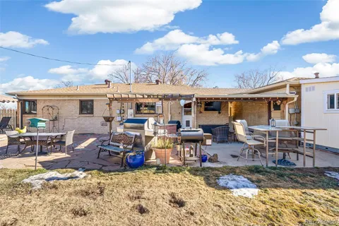 a outdoor space with lots of chairs