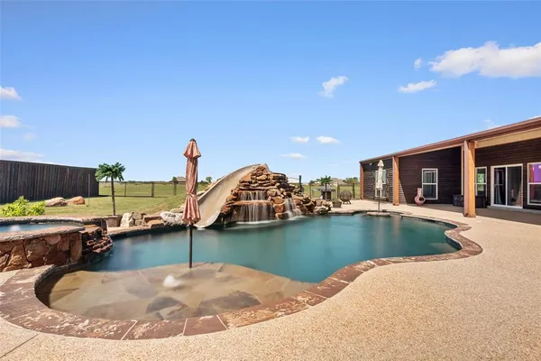 a view of a lake with houses