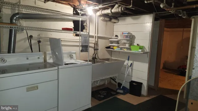 a room with storage and utility