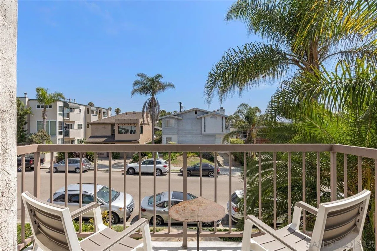 312 Bonair Street La Jolla, CA 92037 - Photo 30 of 40 a view of a chairs and table on the terrace
