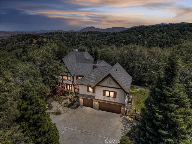 a view of a street with a building in the background