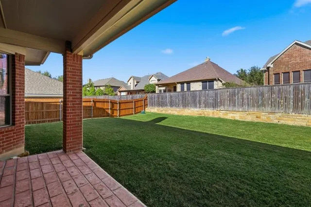 a view of a back yard