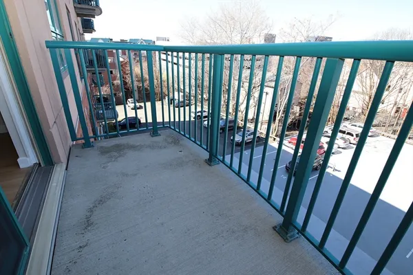 a view of a balcony