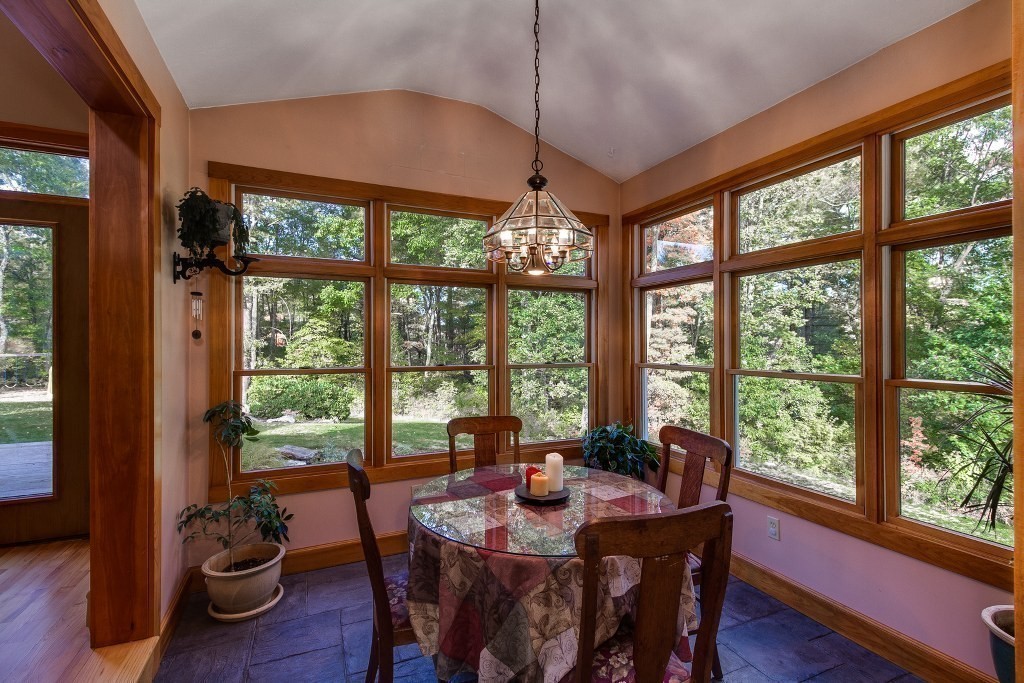 67 Campbell Street Rutland, MA 01543 - Photo 11 of 30 a view of a dining room with furniture window and wooden floor
