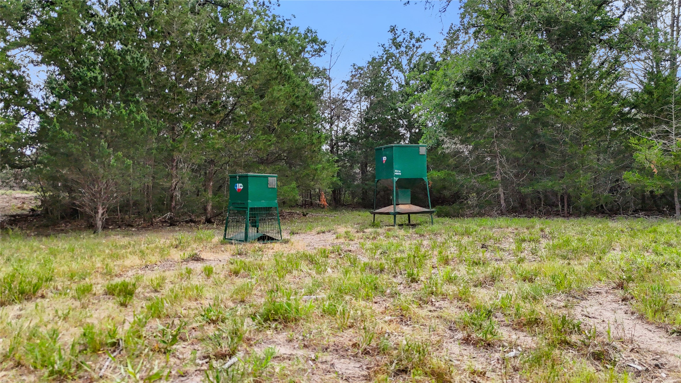 5837 FM 180 Road Ledbetter, TX 78946 - Photo 11 of 16 Feeders on property to feed the deer and other wildlife.