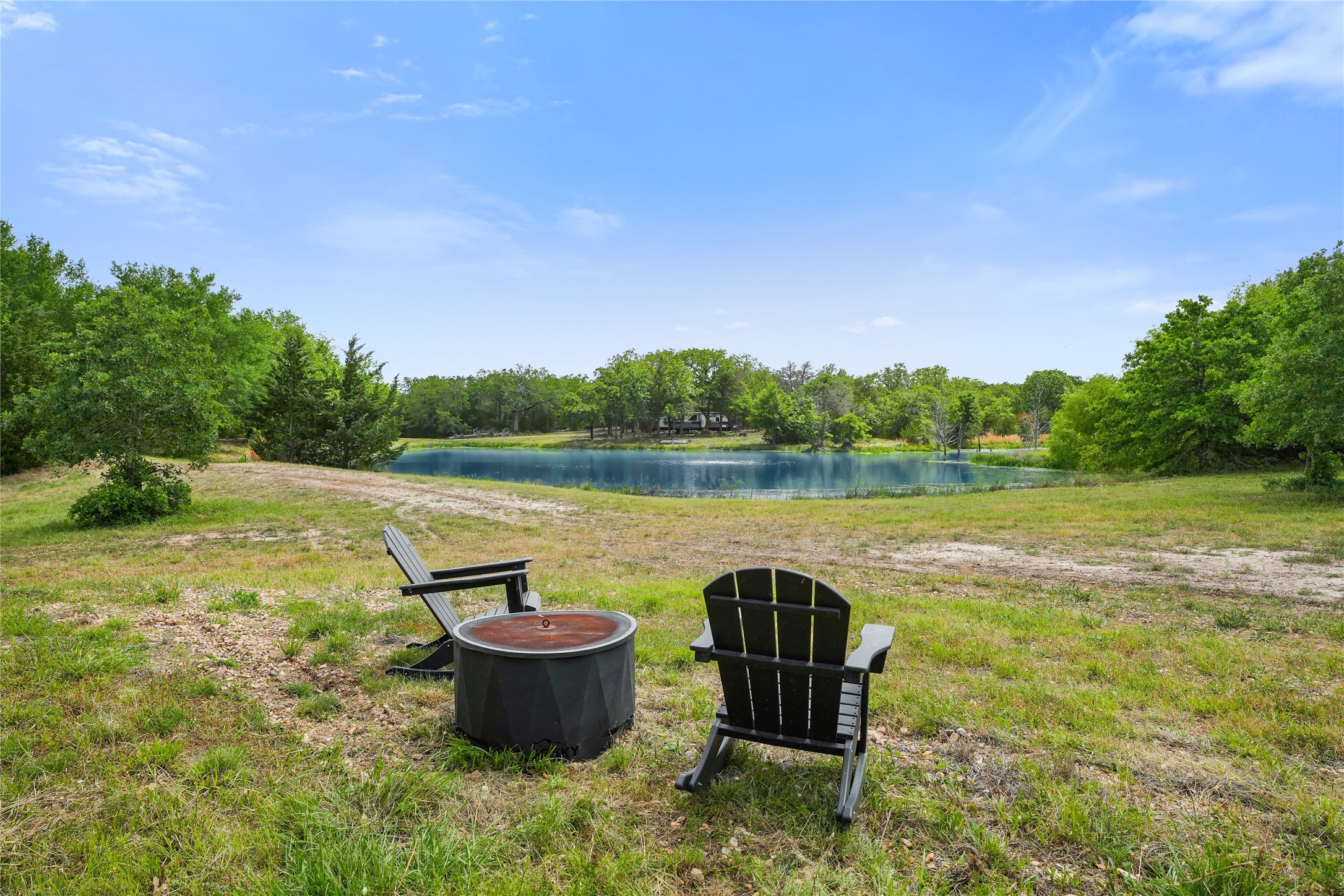 5837 FM 180 Road Ledbetter, TX 78946 - Photo 8 of 16 View of the property from front porch of barn.