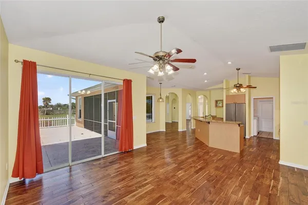 a view of a living room