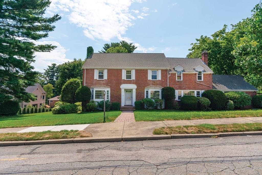 7 Dorothy Road Newton, MA 02459 - Photo 1 of 23 a front view of house with yard and green space