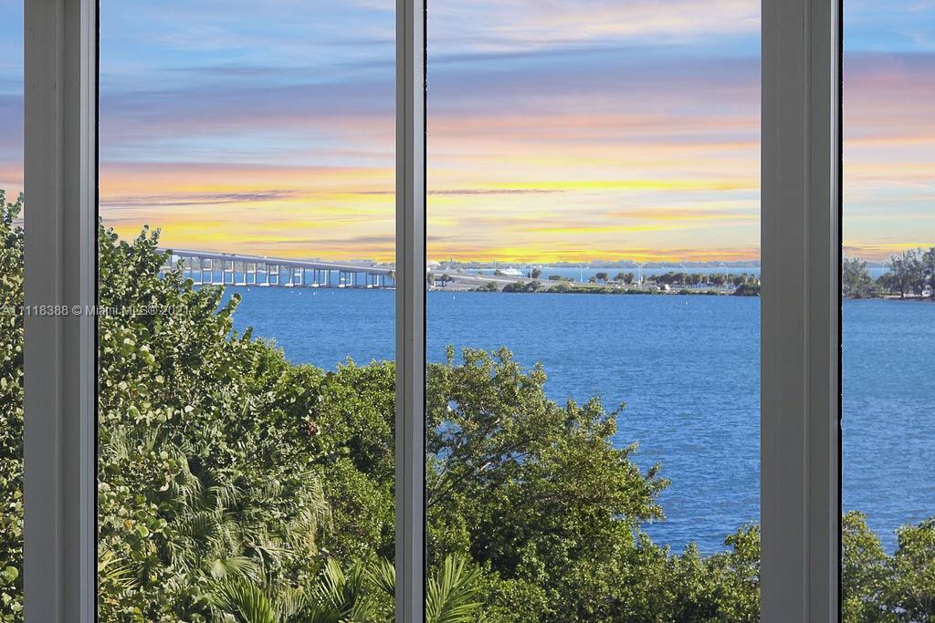 2127 Brickell Avenue, Unit 503 Miami, FL 33129 - Photo 19 of 54 a view of a garden from a window