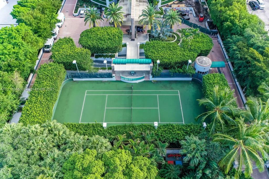 2127 Brickell Avenue, Unit 503 Miami, FL 33129 - Photo 45 of 54 a view of a garden with plants