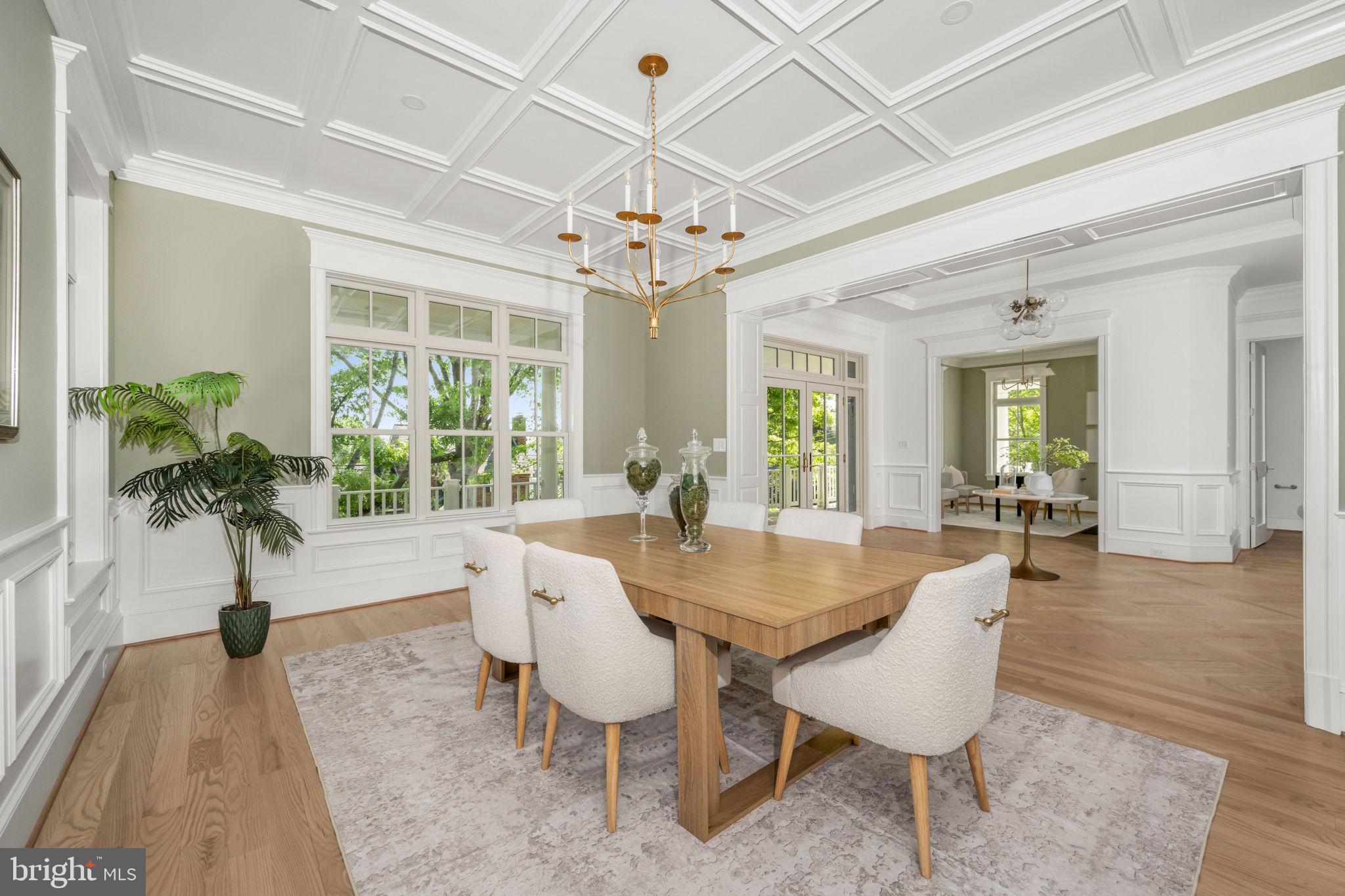 414 Rucker Place Alexandria, VA 22301 - Photo 18 of 135 a view of a dining room with furniture window and wooden floor