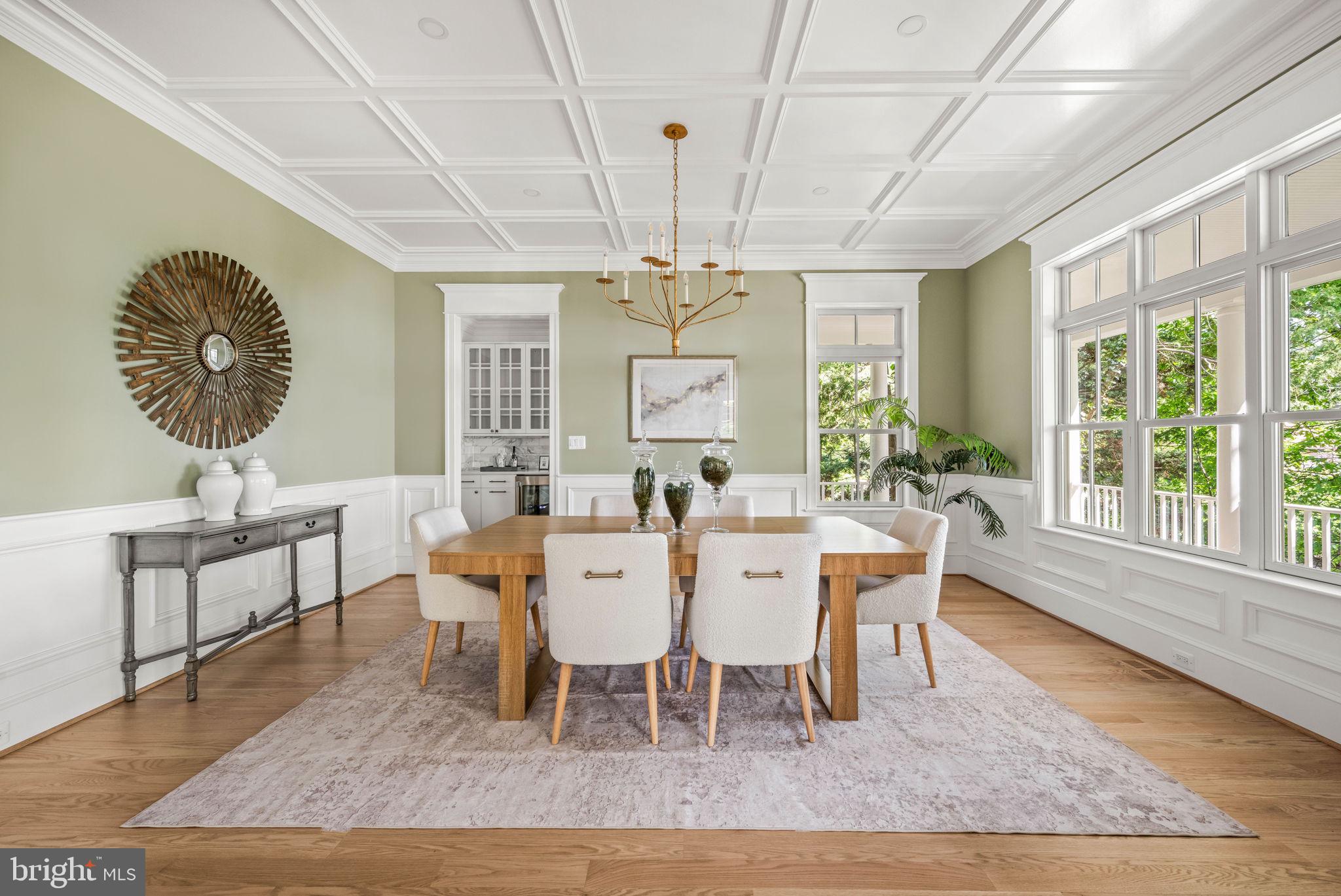 414 Rucker Place Alexandria, VA 22301 - Photo 19 of 135 a view of a dining room with furniture window and wooden floor