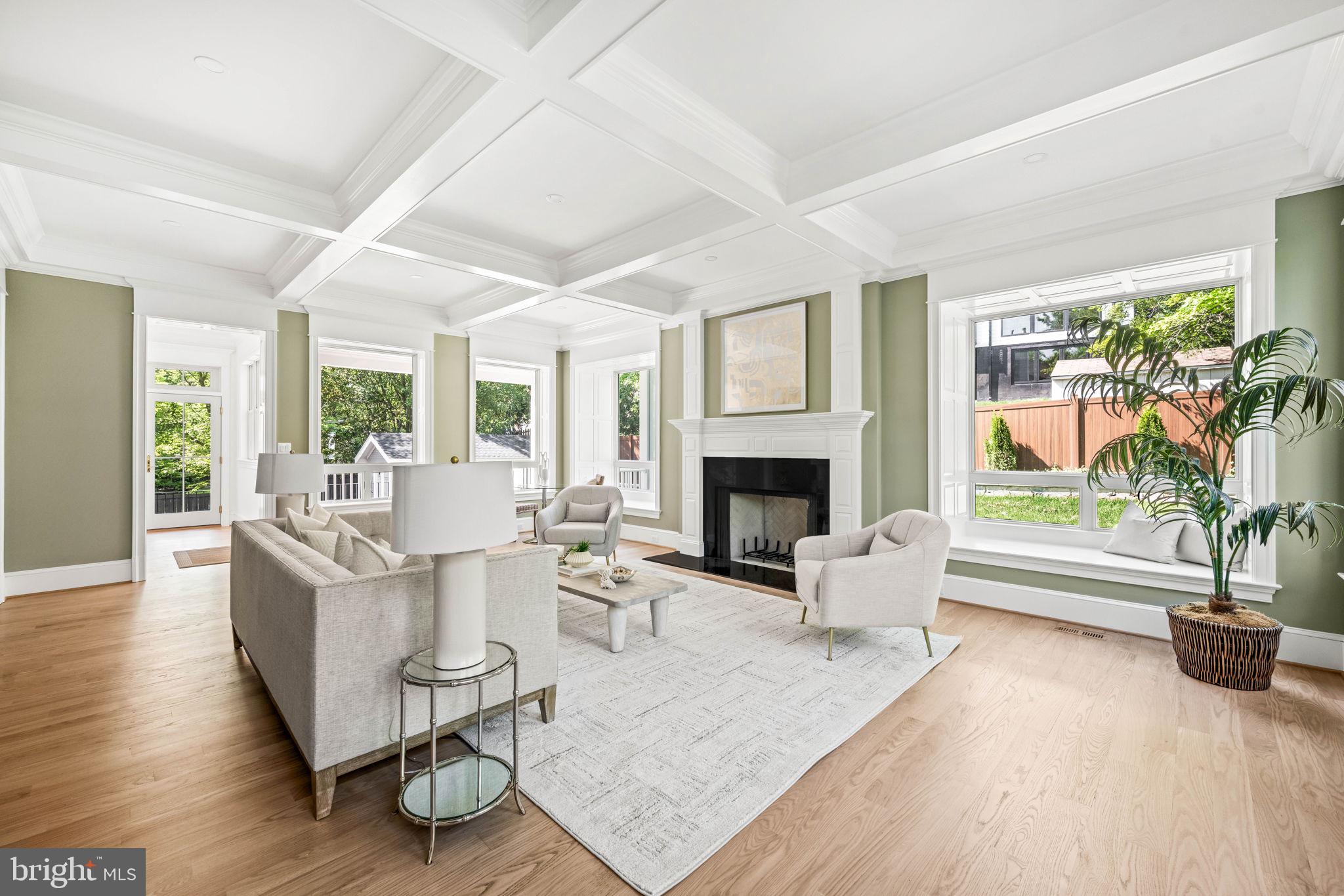 414 Rucker Place Alexandria, VA 22301 - Photo 28 of 135 a living room with furniture and a fireplace