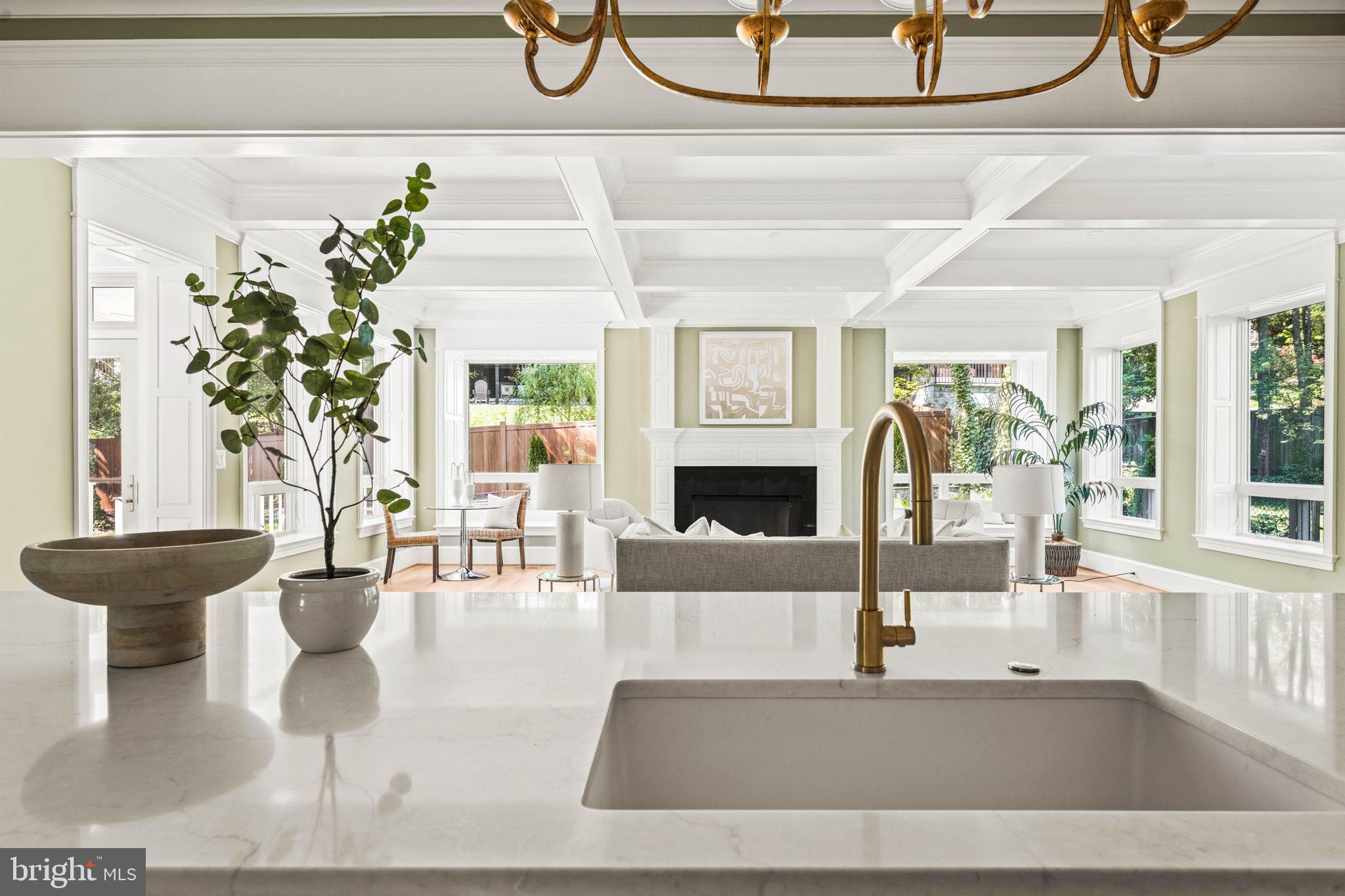 414 Rucker Place Alexandria, VA 22301 - Photo 45 of 135 a living room with fireplace furniture and a large window