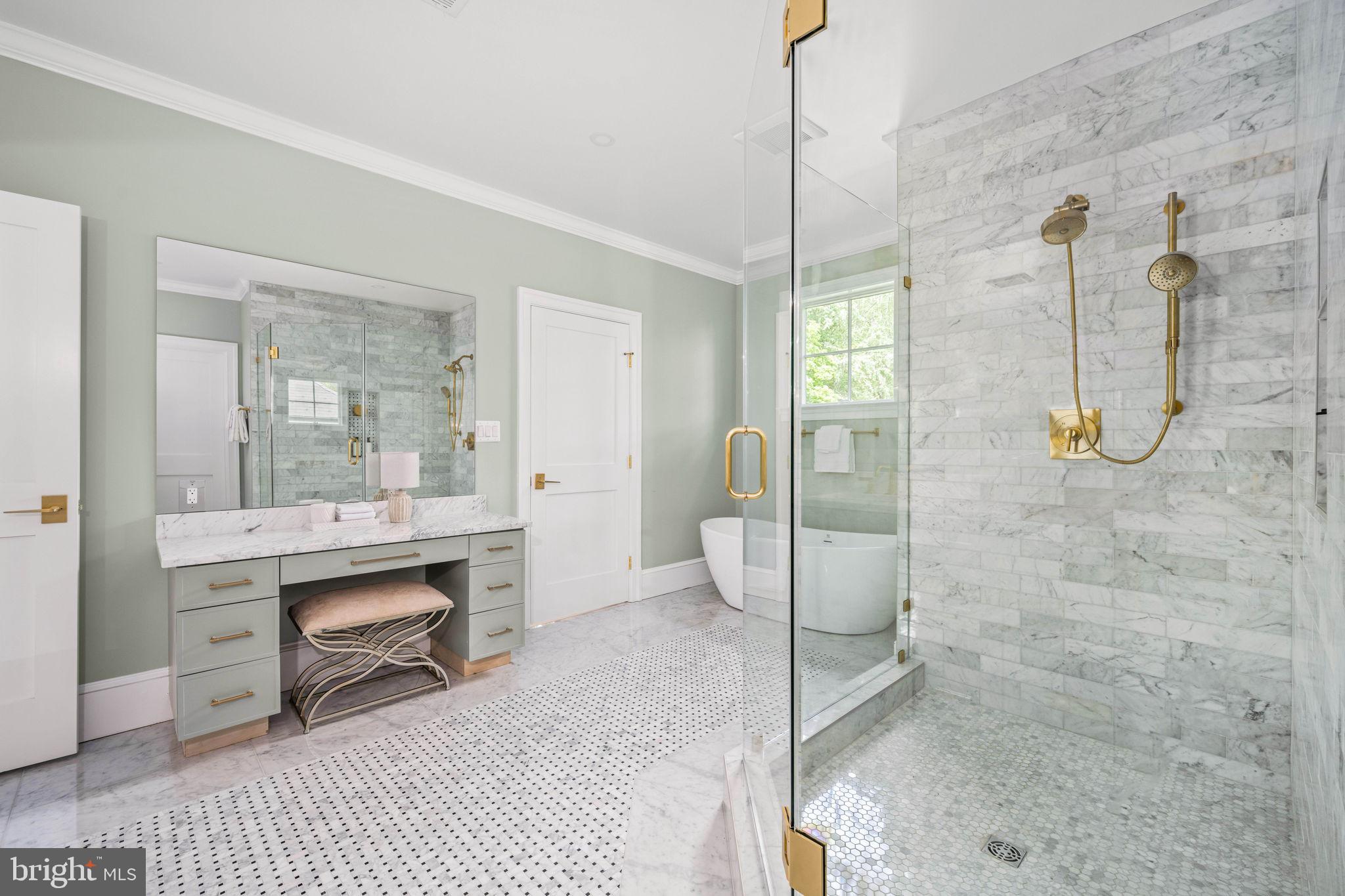 414 Rucker Place Alexandria, VA 22301 - Photo 71 of 135 Primary Bath - alll Marble