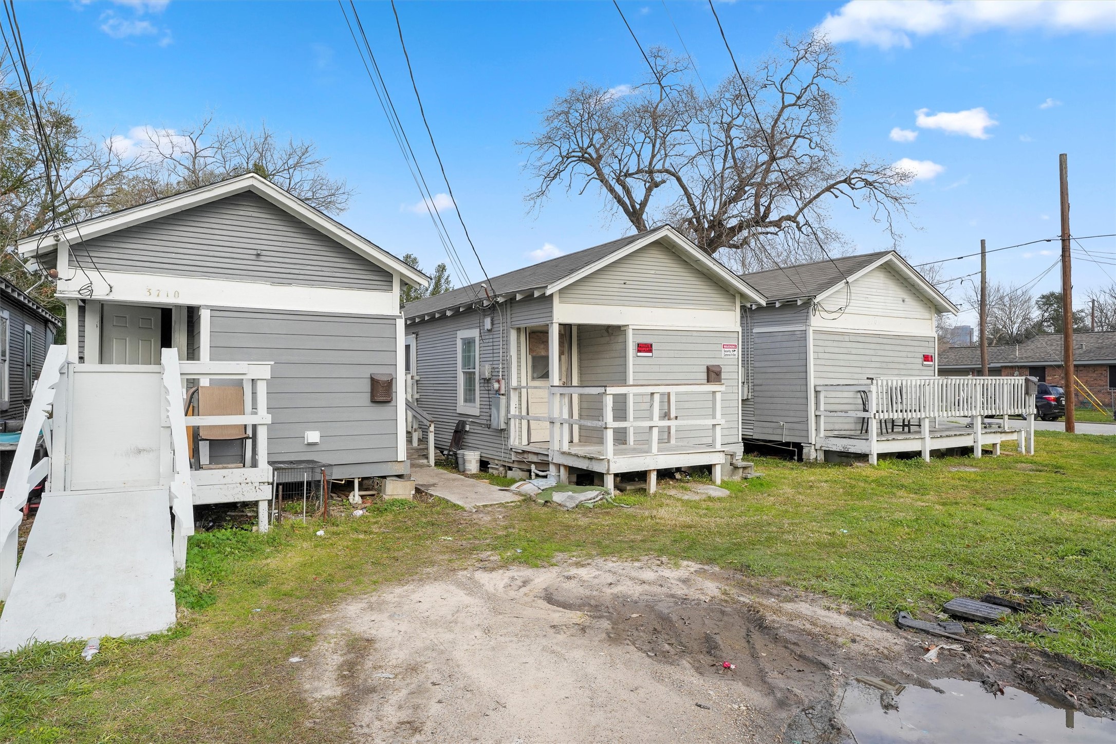 3706 Delano Street Houston, TX 77004 - Photo 16 of 21 a view of a house with a yard